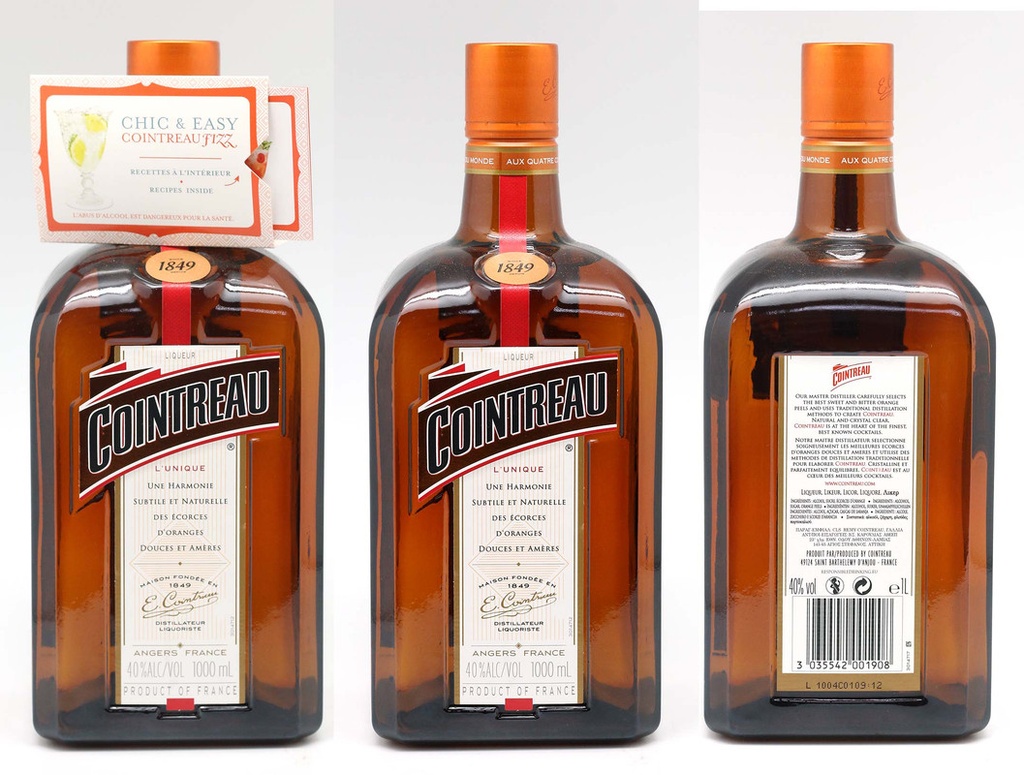 COINTREAU D'ORANGES LIQUEUR 12X100CL