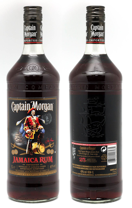 CAPTAIN MORGAN BLACK RUM 12X100CL