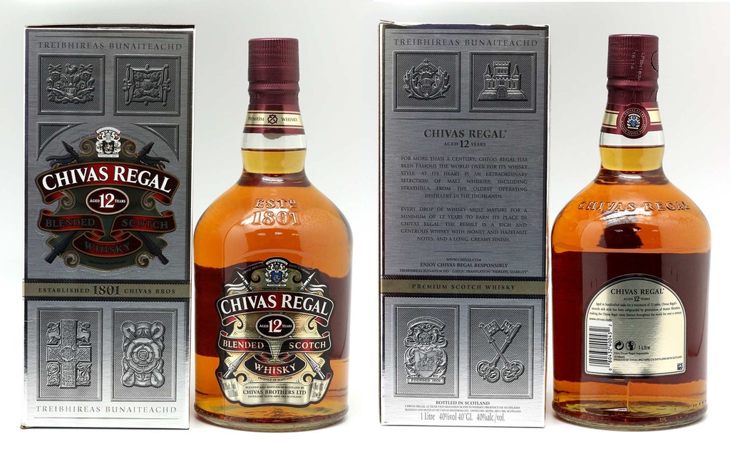 CHIVAS REGAL 12YO WHISKY 12X100CL